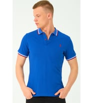 T8594 DEWBERRY ERKEK T-SHIRT-SAX-2