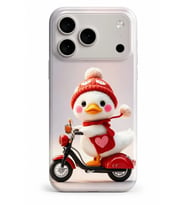 İPhone 17 Pro Max Novera Cozy Friends Collection Çift Katmanlı Essential Tough Telefon Kılıfı