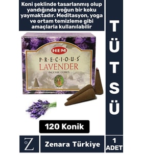 Rahatlama Arınma Dinginlik Meditasyon Yoga Chakra Pozitif Enerji Hoş Kokulu KONİK TÜTSÜ 120 Adet