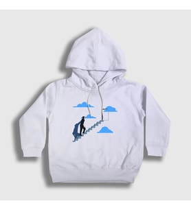 Presmono Unisex Çocuk Beyaz Jim Carrey Film Truman Show Kapüşonlu Sweatshirt 480582tt