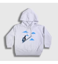 Presmono Unisex Çocuk Beyaz Jim Carrey Film Truman Show Kapüşonlu Sweatshirt 480582tt