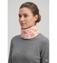 Turuncu Yıldız Desenli Çok Amaçlı Esnek Bandana & Boyunluk – Unisex
