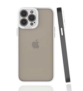 Uyumlu Model Apple iPhone 13 Pro Max Kılıf Koruyucu Mat Mima Kapak (Siyah)