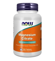 Now Magnesium Citrate 200 mg 100 Tablet