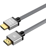 Paugge Ultra Sertifikalı Hdmi 2.1 Kablo - 8K@60Hz, 4K@120Hz, 4K@60Hz, eARC, HDCP