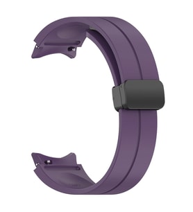 Samsung Galaxy Watch 4 40mm Uyumlu Kordon Silikon Metal Mıknatıslı Toka Zore KRD-84 Kayış