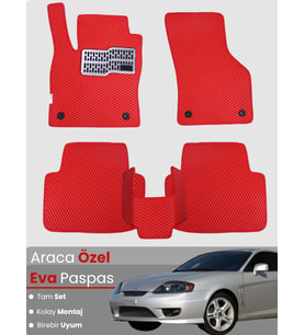HYUNDAİ COUPE (2001-2009) Uyumlu EVA Paspas Tam Set–Araca Özel,Kolay Montaj,Su Geçirmez