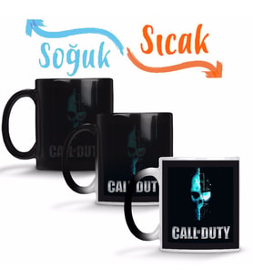 Call of Duty Sihirli Kupa Bardak Porselen