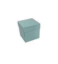 Komple Karton Kutu Düz Renk 7X7X7 CM (25 Adet)  Mavi