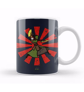 Avatar The Last Airbender Suki Retro Japanese Avatar Kupa Bardak Porselen