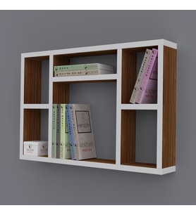 Kenzlife kitaplık neşve 040*060*20 cvz duvar rafı