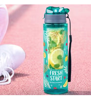 BK Gift Detoks Tasarımlı Süzgeç Hazneli Suluk 800 ml -1, BPA İçermeyen Detoks Matara