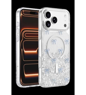 Onegif iPhone 17 Pro Max Misk Simli Magsafe Kapak - Desen 3