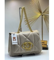 Kadın Zincir Asklılı Kapitoneli Puf Çanta 19/24 cm (09)