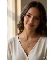 925 Ayar Papatya Silver zirkon taşlı kalp plaka kolye.rose.gold.rodaj
