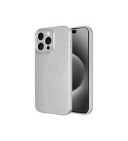 Apple iPhone 15 Pro Uyumlu Kılıf Kamera Korumalı Simli Lüks Zore Koton Kapak (Gümüş)