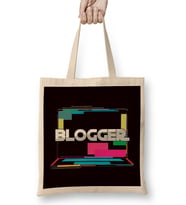 Blogger Computer Blogging Story Influencer Writer Author Bez Çanta Uzun Saplı