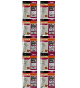 Osram Par16 4.5W (50W) 6500K (Beyaz Işık) GU10 Duylu Led Spot (10 Adet)