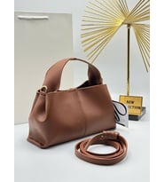 Kadın El Çantası Mini Bag 28/15 cm Çapraz Askılı (Taba)