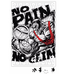 No Pain No Gain Puzzle 240 Parça Yapboz