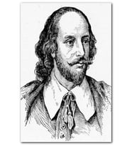 Cakatablo William Shakespeare Ve İmzası MDF Tablo