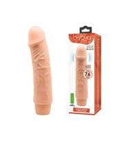 Güçlü Titreşimli 19,5 cm Realistik Vibratör Gerçekci Penis Dildo