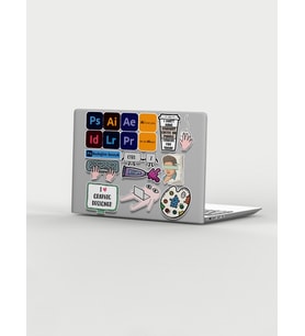 Grafik Tasarımcı Stickers Çıkartma PYTKSTK118