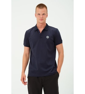 Erkek Polo Yaka Tişört Rahat Kesim Baskılı T-shirt