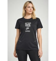 Nike Miler After Dark Tour 2025 Dri Fit Tee Sırt Hava Panelli Koşu Spor Antrenman Tişörtü Siyah