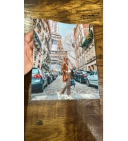 MANZARALI KIZ ARMA DİKİŞ APLİKE 23X19 CM