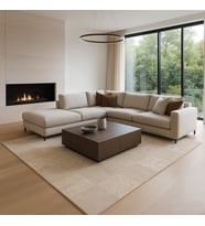 Agkhome Lalee Avantgarde Taupe Parça Halı 245x173 Cm (Karışık)