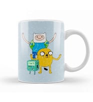Adventure Time Finn Jake Bmo Snow Season Kupa Bardak Porselen