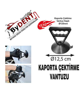 Pdr Manuel Kaporta Çektime Saplı Vantuz 125Mm