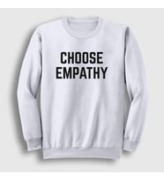 Presmono Unisex Beyaz Choose Empathy Selena Gomez Sweatshirt 320049tt (Beyaz)