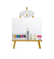 Ekonomik Yağlı Boya Başlangıç Seti 25x35 cm Tuval Seti