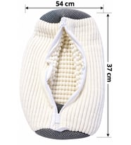 Özel Tasarım Ayakkabı ve Hassas Eşya Yıkama File Çantası- Mikrofiber Fermuarlı Koruyucu Yıkama Files