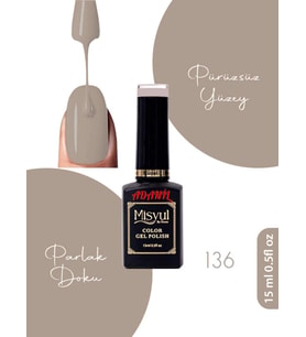 Adanil 15 ml Misyul Profesyonel Kalıcı Oje Mis-136
