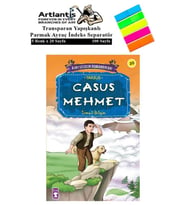 Casus Mehmet İsmail Bilgin 88 Sayfa Karton Kapak 1 Adet Fosforlu Transparan Kitap Ayraç 1 Paket (Siyah)