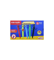 Kidsmode Yağlı Pastel Boya Yuvarlak 12 Renk Yağlı Pastel Boya (Karışık)