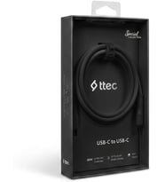 60W PD/QC Type-C to Type-C Ultra Hızlı Şarj ve Data Kablosu Neon (Neon Siyah) 2DK59S