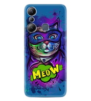 Infınix Hot 20i Kılıf Silikon Desen Özel Seri Super Meow 1715