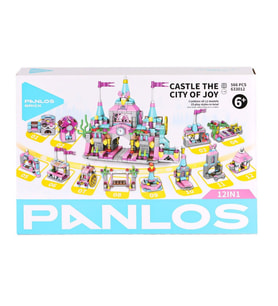 P633012 PANLOS Brick - Eğlence Şehri Kalesi 12'si 1 arada - 556 Parça Yapım Seti