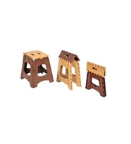 Büyük Boy Katlanabilir Plastik Tabure - Katlanır Tabure 23x27x36 cm