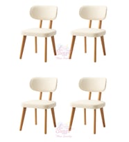 Masal Ahşap Gürgen Sandalye  4 Lü Set Cafe,Restaurant,Mutfak,Salon,Yemek Odası Sandalyesi