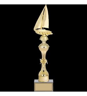 ODAK KUPA - Figürlü Kupalar - Yelken Figürlü Kupalar FG-031 C - 42 cm