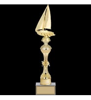 ODAK KUPA - Figürlü Kupalar - Yelken Figürlü Kupalar FG-031 C - 42 cm