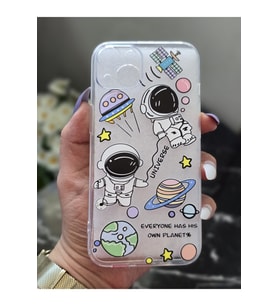Iphone 15 Uyumlu Baskılı Şeffaf Telefon Kılıfı