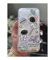 Iphone 15 Uyumlu Baskılı Şeffaf Telefon Kılıfı
