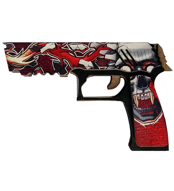Hediyenealsak Ahşap Cs-go Kill Confirmed Lastik Atan Tabanca