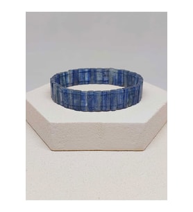Kyanit Taşı Üst Segment Özel Çubuk Kesim Bileklik (17-18cm) (51292)